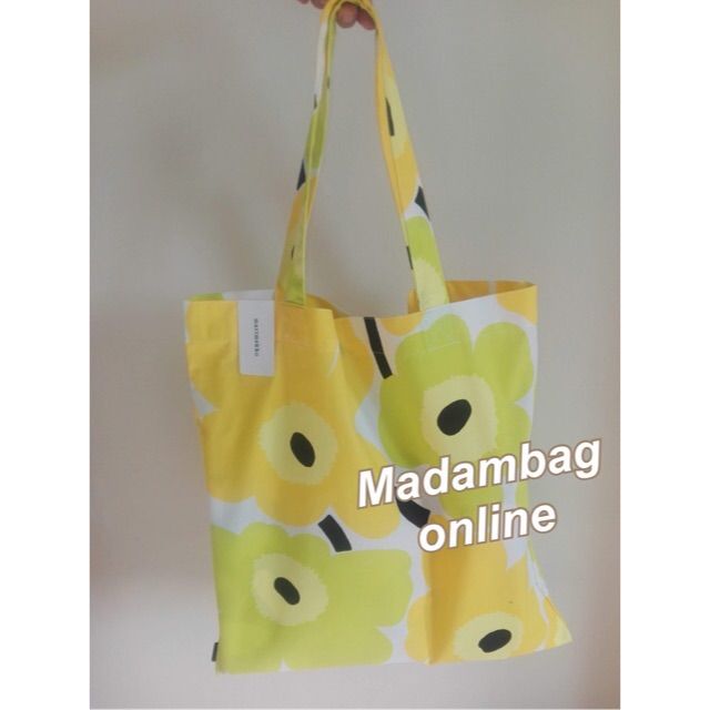 marimekko-unikko-tote-bag-กระเป๋าผ้า-ดอกเหลือง-พร้อมส่ง-ราคาพิเศษ