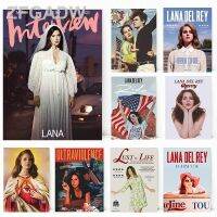 ผู้ส่งออก Lana เดลเรย์โปสเตอร์ A W Cherry เพลงคลาสสิกปกผ้าใบวาดภาพนักร้องรูปภาพศิลปะผนังบาร์ของตกแต่งคาเฟ่และบ้านของขวัญแฟนๆ