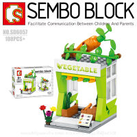 บล็อกตัวต่อร้านค้า SEMBO BLOCK SD6057 จำนวน 108 ชิ้น