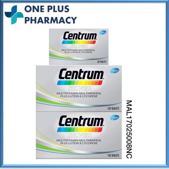 multivitamins Centrum Silver MultivitaminMultimineral Plus Lutein