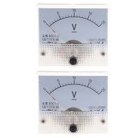 2X DC 0-20V 85C1-V Class 2.5 Voltmeter Analog Volt Panel Meter