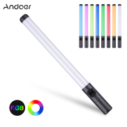 Andoer 20W Handheld RGB Colorful Light Wand LED Photography Light Bi
