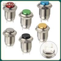 SHUKEYI รอบสูง แหวน 250V 12mm สวิตช์ปุ่มกด ชั่วขณะ โลหะ