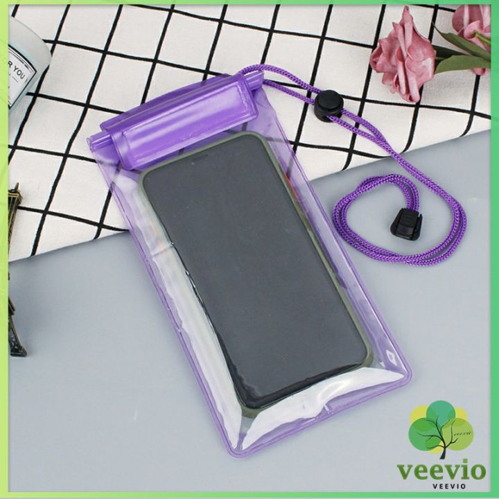 veevio-กระเป๋ากันน้ำมือถือ-กระเป๋ากันน้ำ-ถุงกันน้ำ-waterproof-cell-phone-case-มีสินค้าพร้อมส่ง