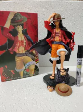 17cm One Piece Anime Figure Four Emperors Shanks Straw Hat Luffy Action Figure One Piece Figurine, Size: One Size