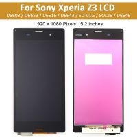 ZZOOI 5.2" Original LCD For Sony Xperia Z3 LCD Display D6603 D6633 D6653 Touch Screen Digitizer Assembly with Frame For SONY Z3 Panel