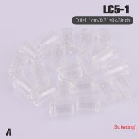 Suiweng 20ชิ้น LC5-1 LC5-3ไฟ LED หมวกไกด์โป๊ะไฟ-ไดโอดเปล่งแสงฝาครอบป้องกันไฟนำทาง