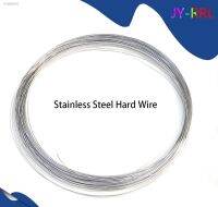 ✟✔ 10Meters 304 Stainless Steel Spring Wire Hard Wire 0.1/0.2/0.3/0.4/0.5/0.6/0.8mm Steel Wire Rope Handmade DIY