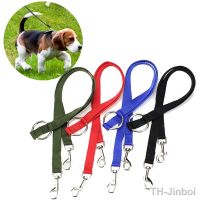 Double Head Nylon Pet Dogs Leash Convenient Lead Walking Leash Adjustable Dog Harness Pet Towing Rope Dogs Towing Strap