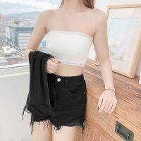 ¤♧Girls Tube Top High-Elastic Bamboo Fiber Strapless Wrapped Underwear Female Students Korean y Underwear Thin Style Trend