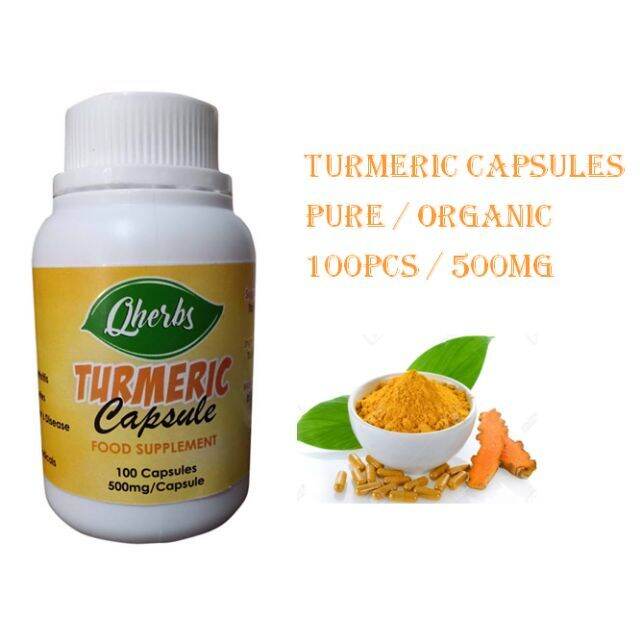 Turmeric Capsule 100pcs Lazada PH