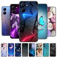 For Realme C33 4G Case Silicone TPU Painted Soft Cover for Realme C 33 C30s C30 Cover Black Coque Protective Cases RealmeC33 Electrical Connectors