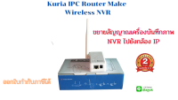 Kuria IPC Router Make Wireless NVR ตัวขยายสัญญาณเครื่องบันทึกภาพ NVR พร้อม Adapter 1A บันทึกภาพเสถียร ไม่กระตุก ไม่ดีเลย์ ตัวขยายสัญญาณกล้องวงจรปิด