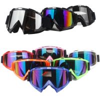 ♙☍ รถจักรยานยนต์ Off-road Goggles อุปกรณ์ป้องกันหมวกกันน็อคแบบยืดหยุ่นหน้ากากใบหน้า Motocross ATV Dirt Bike UTV Eyewear Gear แว่นตา