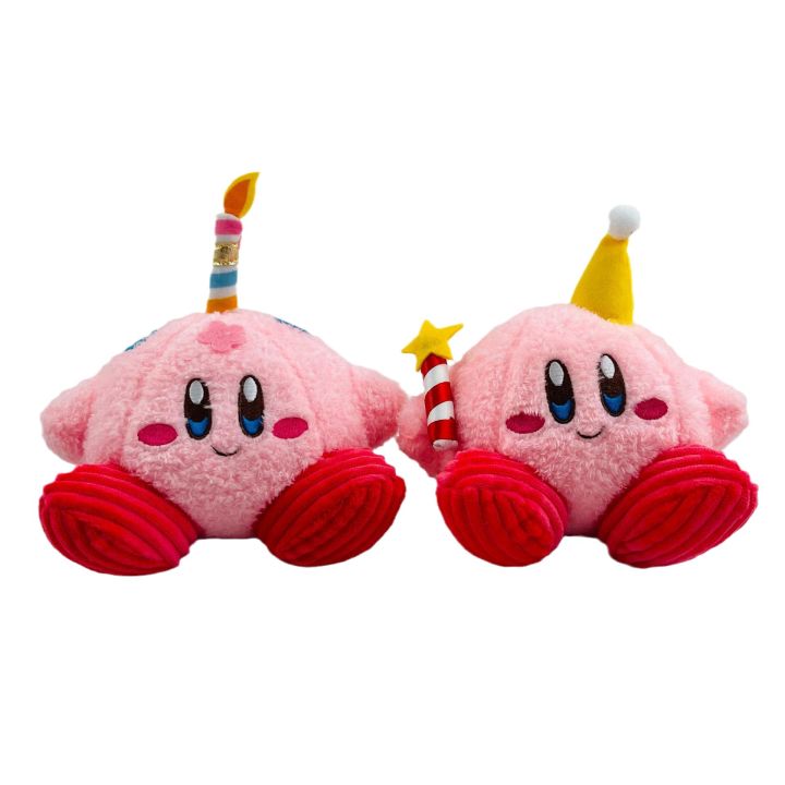 cute-kirby-plush-dolls-gift-for-kids-baby-birthday-party-gifts-candles-kirby-stuffed-toys-for-kids-collections