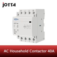 1no คอนแทคเตอร์4P 40a 220V/230V 50/60Hz สำหรับใช้ในครัวเรือนระบบ Ac 3 2no 2NC 3no 1NC/4โน4nc