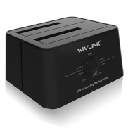 Wavlink USB 3.0 Để SATA Dual bay Ổ đĩa cứng gắn ngoài trạm nối Cho 2.5 3.5