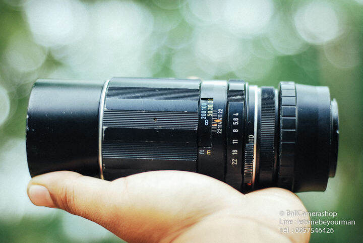 ขายเลนส์มือหมุนportrait-ละลายหลัง-งบประหยัด-takumar-200mm-f4-0-serial-4157479-for-canon-eos-m-mirrorless-ทุกรุ่น