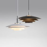 ㍿ Nordic PH5 Pendant Light Retro Designer Bar Table White/Black Metal Hanging Lights Living Room Dining Room Bedroom Kitchen Pendant Lamp