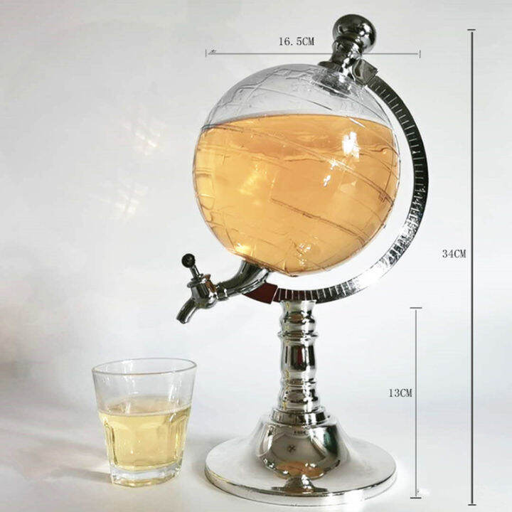 pvc-globe-shape-wine-dispenser-globe-style-novelty-fill-up-gas-pump-bar-drinking-alcohol-liquor-dispenser-wholesale-dropshipping