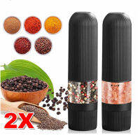 2PCS Grinders Mills Grinder Battery Adjustable Electric Salt