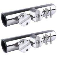 Stainless Steel Fishing Rod Holder Rack Support for Rail Boat Accessories