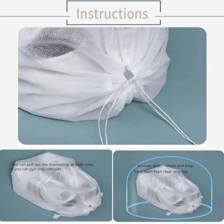 10pcs-shoes-dustproof-bag-covers-non-woven-drawstring-clear-storage-bag-travel-pouch-drying-bags-shoes-protect-organizer
