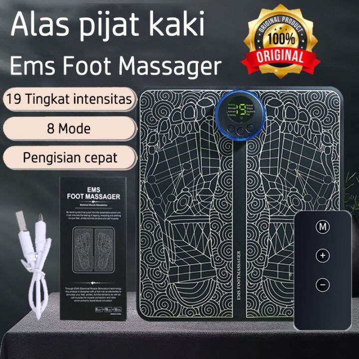 FOOT MASSAGE MAT EMS Foot Massager Machine Stimulator Muscle Relaxation
