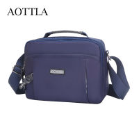 AOTTLA Multifunction Mens Bag Casual Crossbody Bags Classic Solid Color Shoulder Bag Waterproof Oxford Cloth nd Men Handbag