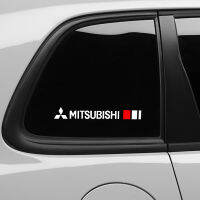 สติกเกอร์ตกแต่งหน้าต่างด้านข้างรถยนต์ 2 ชิ้น สติ๊กเกอร์ติดตัวสําหรับ Mitsubishi LANCEREX Outlander Pajero Lancer