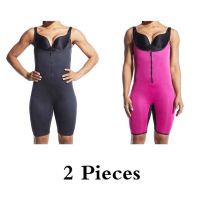 AB4B Women Full Body Shaper Sport Sauna Sweat Slimming Vest Suit Neoprene Weight Loss Shapewear Waist Trainer Bodysuit