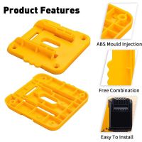 【‘= 5/10PCS Battery Holder Stand For Dewalt 18V 20V Li-Ion Battery,Wall Mount Battery Dock Storage Rack For Dewalt DCB182 DCB203