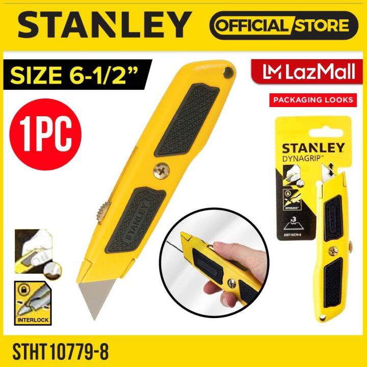 STANLEY STHT10779-8 DYNAGRIP RETRACTABLE UTILITY CUTTER 6 1/2