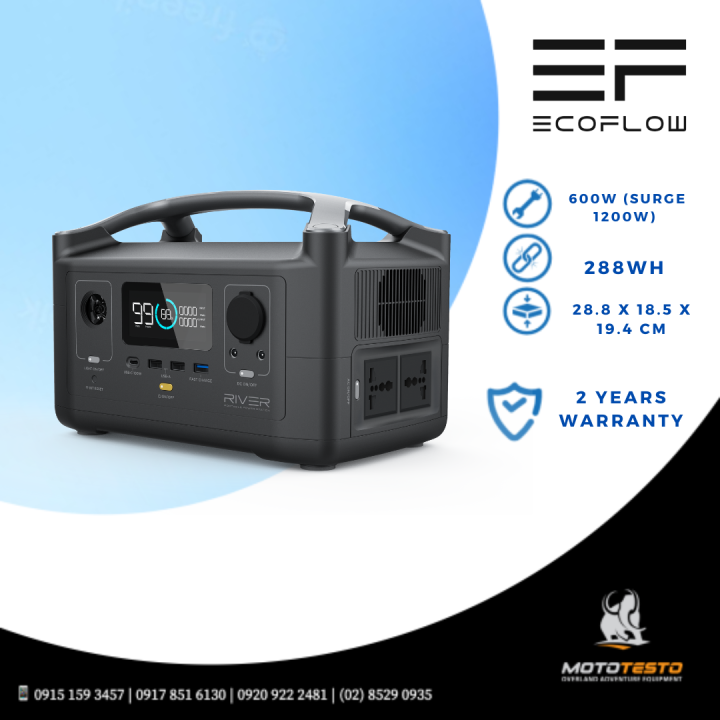 EcoFlow RIVER 288Wh 220V Portable Power Station FREE BAG Lazada PH