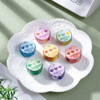 +【】 100 Pcs/Roll Colorful Heart Shape Washi Tape Ing Tape Decorative Decals Diy Petal Stickers For Scrapbooking Diary Planner