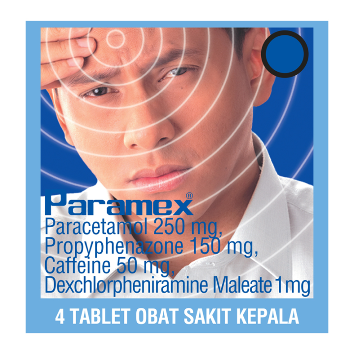 Paramex Obat Sakit Kepala Strip 4 Pcs Lazada Indonesia