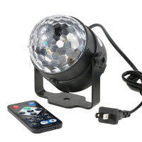 Hot ALIEN 6W 7สี RGB รีโมท LED คริสตัล Magic Ball DJ Disco Stage Lighting Effect ปาร์ตี้วันหยุดคริสต์มาสวันเกิดเพลง Lamp