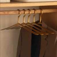 1pc Widen Clothes Hanger Solid Aluminum Alloy Coat Hangers Clothing Display Hanging Drying Rack Home Wardrobe Storage Organizer Clothes Hangers Pegs