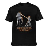 Hot Sale MenS Tshirts Like Father Like Son Dirt Bike Motocross New Arrival MenS Appreal