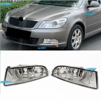 ไฟรถยนต์สำหรับ Skoda Octavia MK2 A6 A5 FL 2009 2010 2011 2012 2013โคมไฟไฟตัดหมอกหน้าแบบไม่มีหลอดไฟแต่งรถ