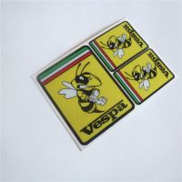 ✔✐✟ 3 Pcs/Lot Bee Honeybee Motorcycle Helmet Sticker For Piaggio VESPA Reflective Motocross Racing Decals Motorbike Sctooer