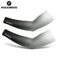 ROCKBROS Arm Sleeve UV Protection Cycling Sleeve Summer Breathable Quick Dry Fitness Fishing Sunscreen Sport Wear Arm Sleeves