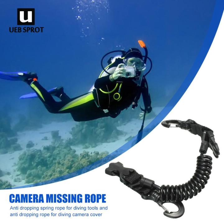 Scuba Diving Camera Anti-lost Spring Coil Lanyard Underwater Spiral ...