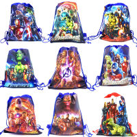 The Party Bags For Kids Birthdays Non- Fabric Backpack Child Travel School Bag Decoration Drawstring Gift Bag