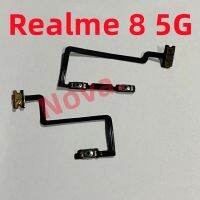 เปิดปิดปุ่มปรับระดับเสียงสำหรับ OPPO Realme 8 5G ด้านข้างเปลี่ยนสาย FLEX ซ่อมโทรศัพท์มือถือ Part-hdfssaa