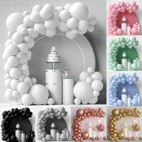 【hot】⊕☍●  Balão de ouro branco guirlanda arco kit feliz aniversário decoração da festa crianças balão látex baloon chá fraldas