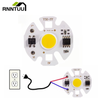 RnnTuu 2ซังหลอดไฟ LED ชิปเมทริกซ์ AC 220โวลต์3วัตต์5วัตต์7วัตต์9วัตต์12วัตต์สำหรับ Floodlight สปอตไลไม่จำเป็นต้องไดรฟ์โปรเจคเตอร์หลอดไฟลูกปัด *