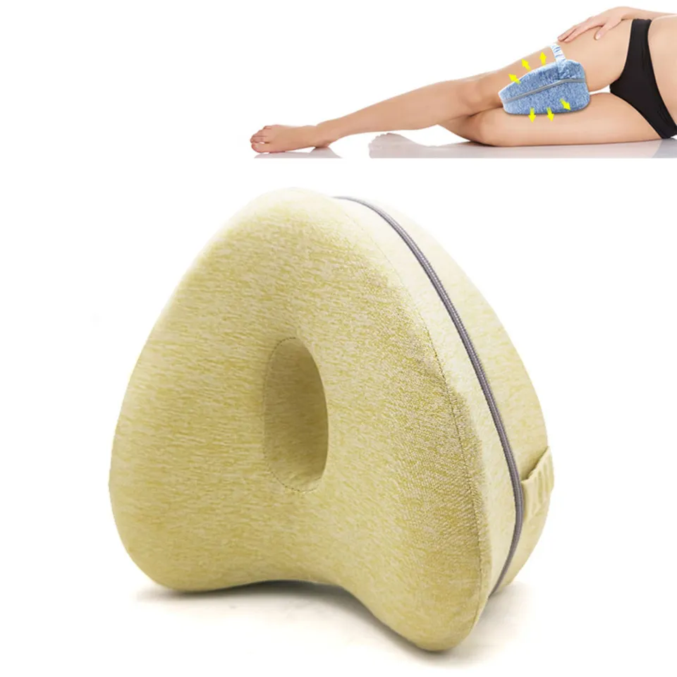 Heart Shaped Memory Foam Knee Pillow for Hip Pain Sciatica