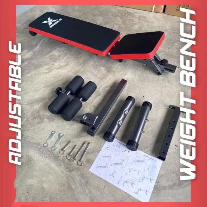 workout-shop-adjustable-bench-ม้านั่งบริหารร่างกายปรับระดับ-ม้ายกดัมเบล-ม้านั่งดัมเบล-เก้าอี้ยกน้ำหนัก-ที่ออกกำลังกาย-เครื่องออกกาย-folding