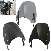 Windscreen Windshield Fly Screen Shield Wind Deflector with Holder For DUCATI Scrambler 400 800 2015 2016 2017 2018 2019